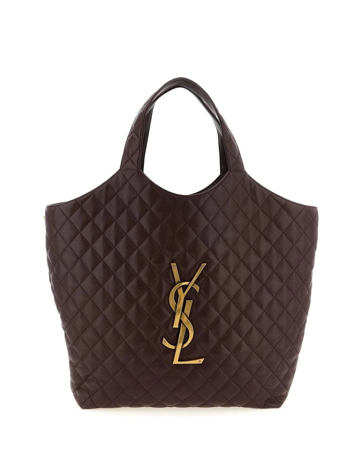 Saint Laurent Tote Bag in red, Lamb Leather