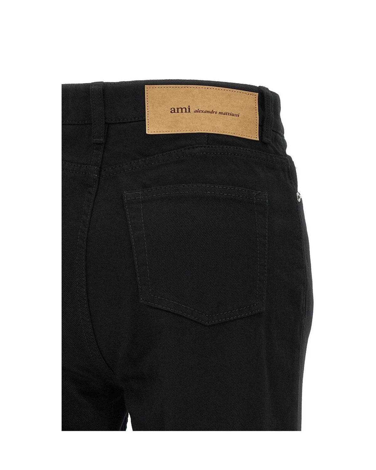 Ami Paris Jean in black, Cotton — view 4
