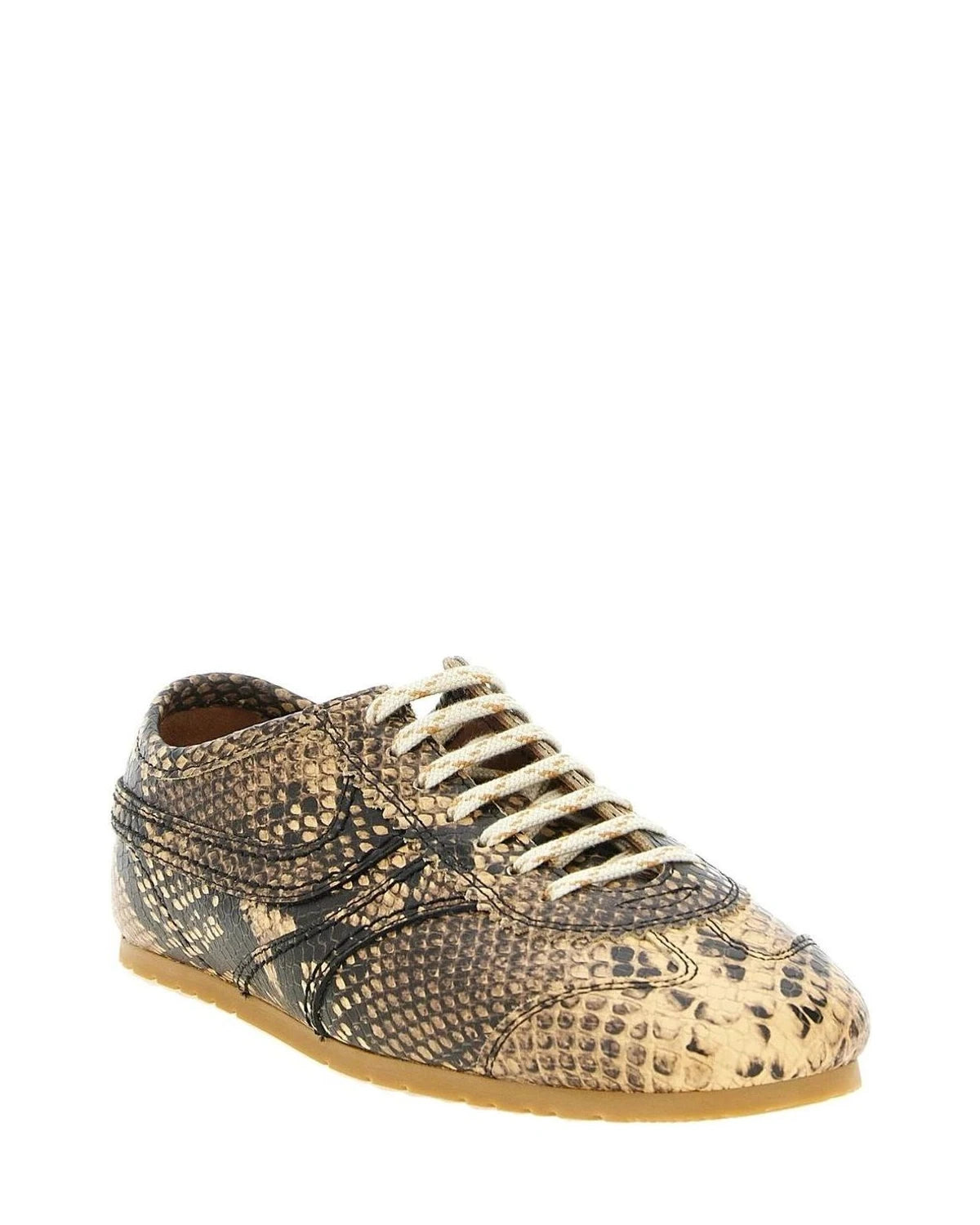 Dries Van Noten Sneakers in beige, Calfskin Leather β view 3