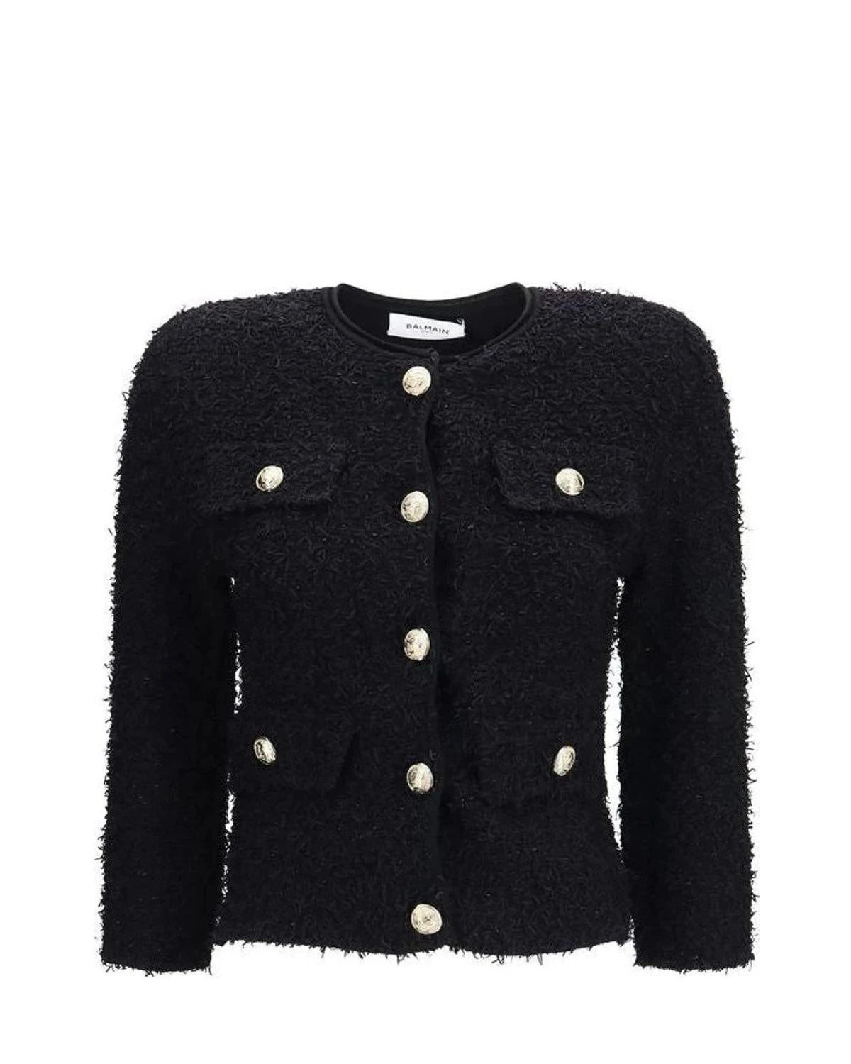 Balmain Bolero Jacket in black, Viscose