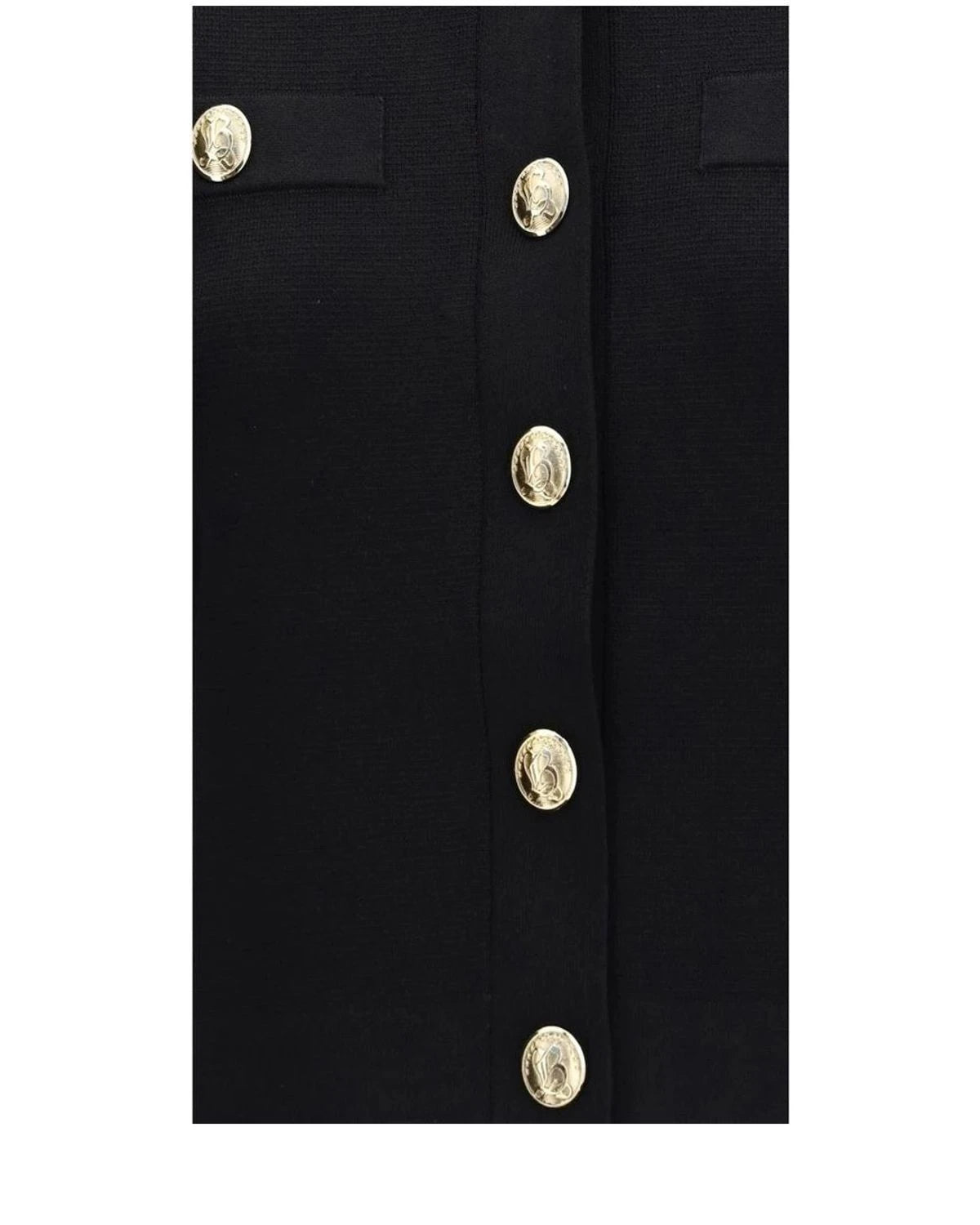 Balmain Cardigan in black, Viscose — view 3