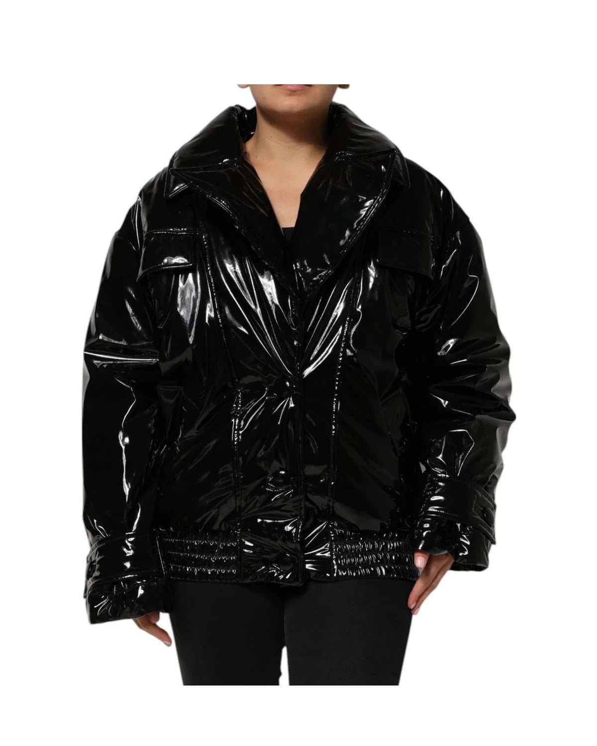 Dolce & Gabbana Bomber Jacket in black, Polyester โ view 2