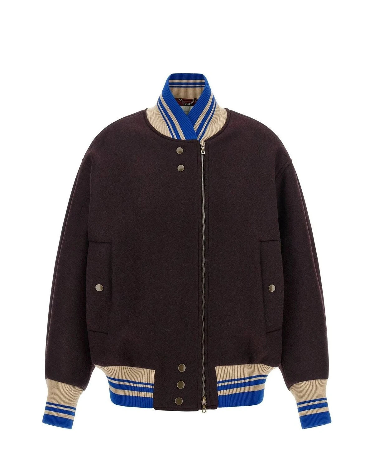 Dries Van Noten Varsity Jacket in purple