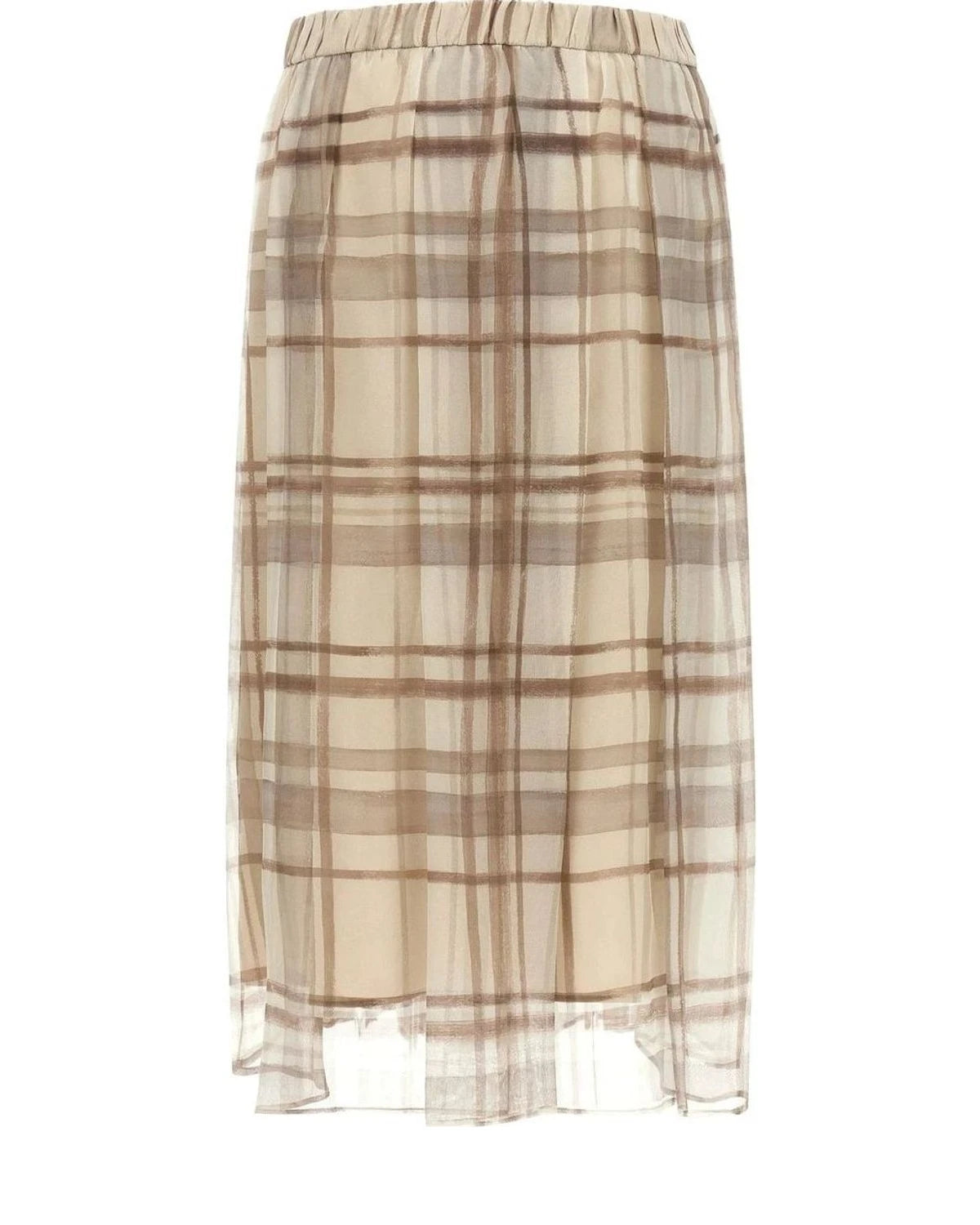 Brunello Cucinelli Skirt in beige — view 2