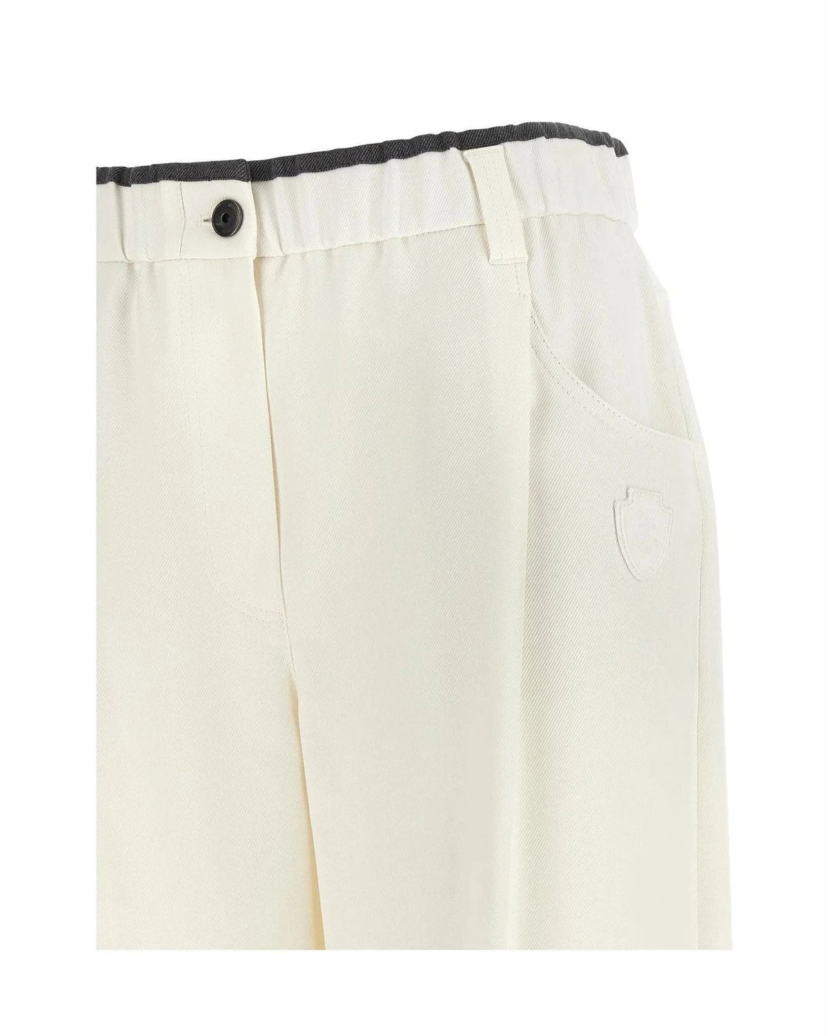 Brunello Cucinelli Trouser in white — view 3