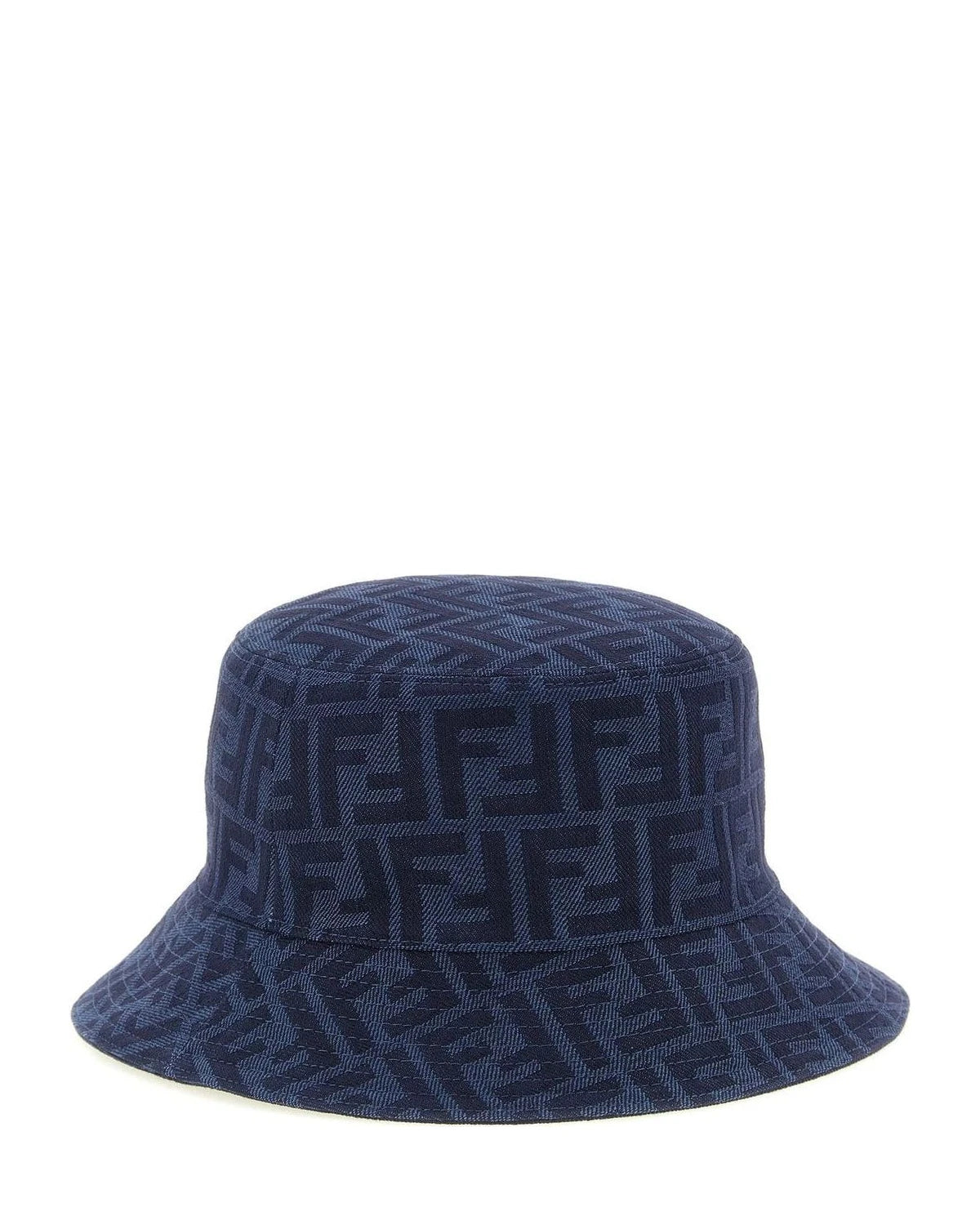 Fendi Bucket Hat in blue, Cotton — view 2