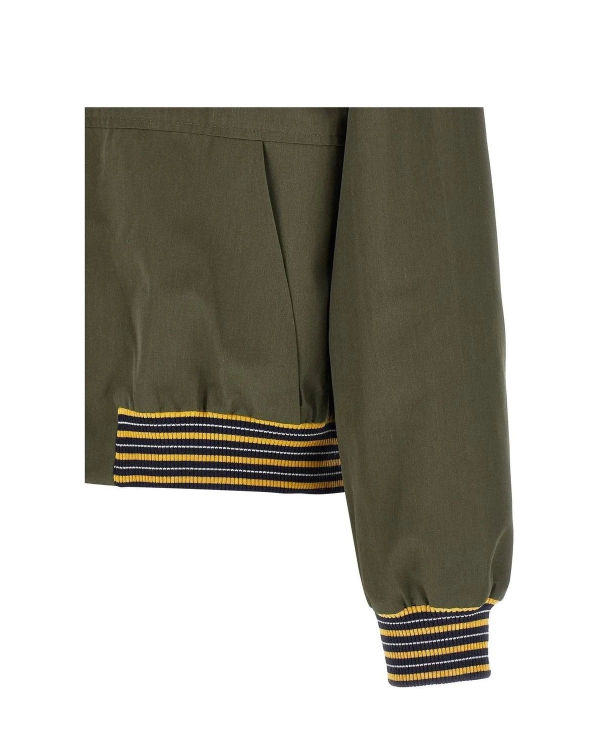 Prada Bomber Jacket in green — view 4