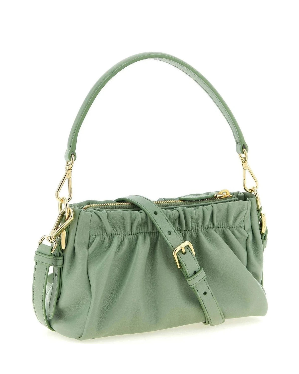 Prada Shoulder Bag in green — view 2