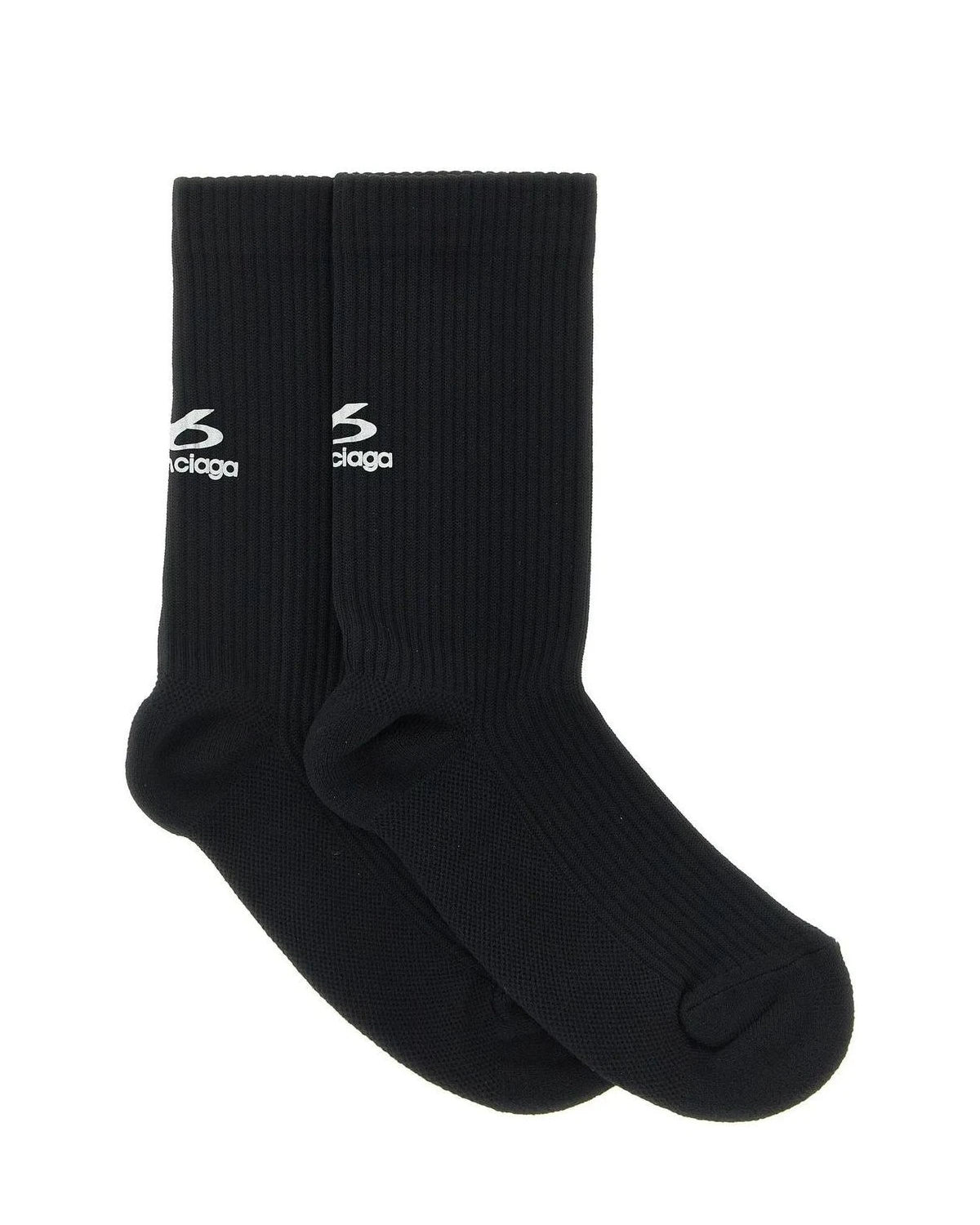 Balenciaga Crew Sock in black