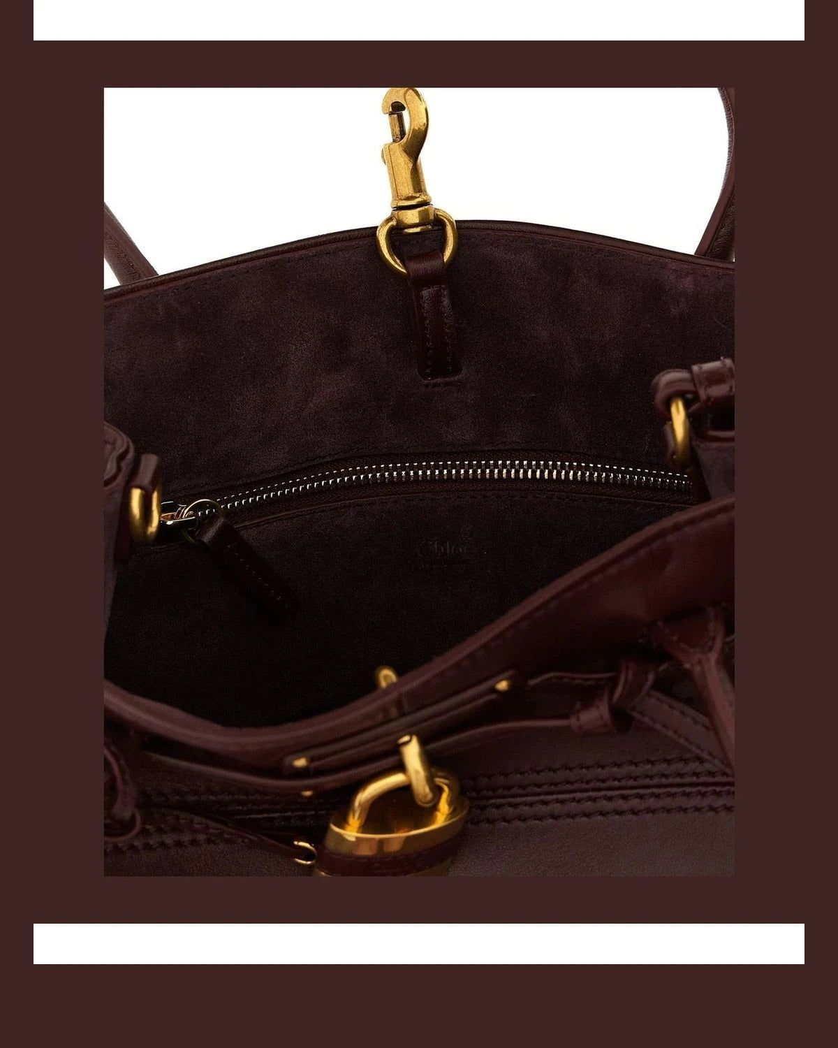 Chloé Satchel Bag in red — view 4