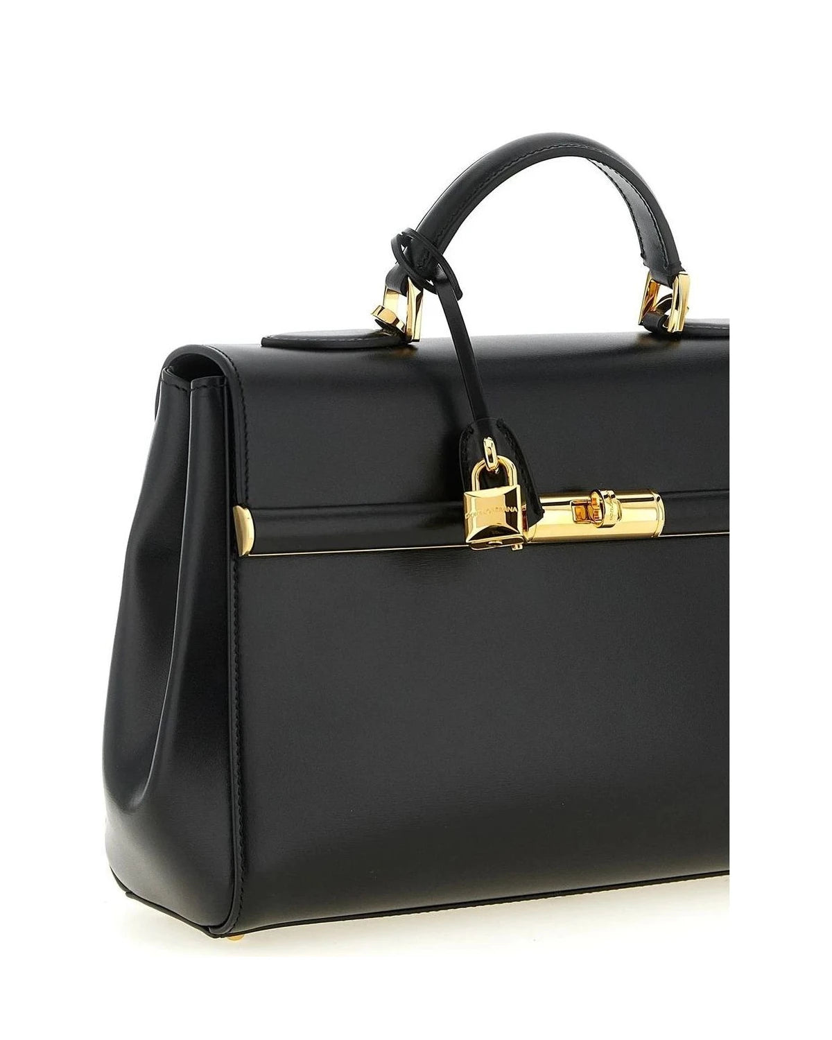 Dolce & Gabbana Satchel Bag in black, Lamb Leather — view 3