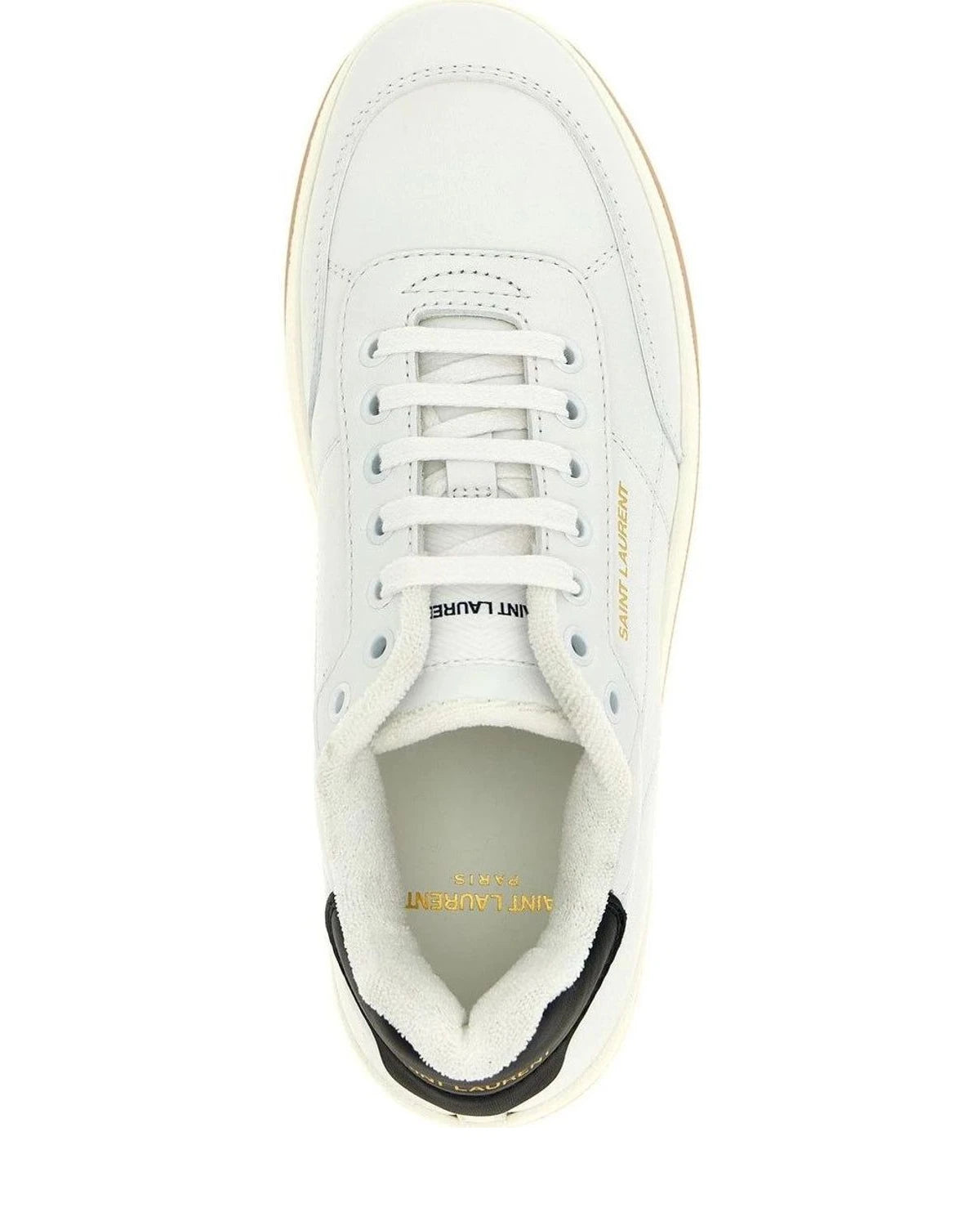 Saint Laurent Sneakers in white, Calfskin Leather — view 4