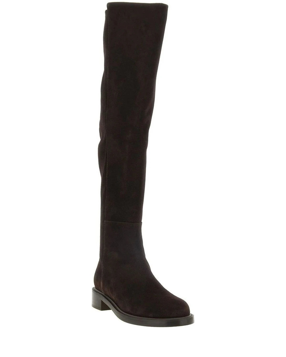 Stuart Weitzman Knee High Boots in brown, Lamb Leather — view 2