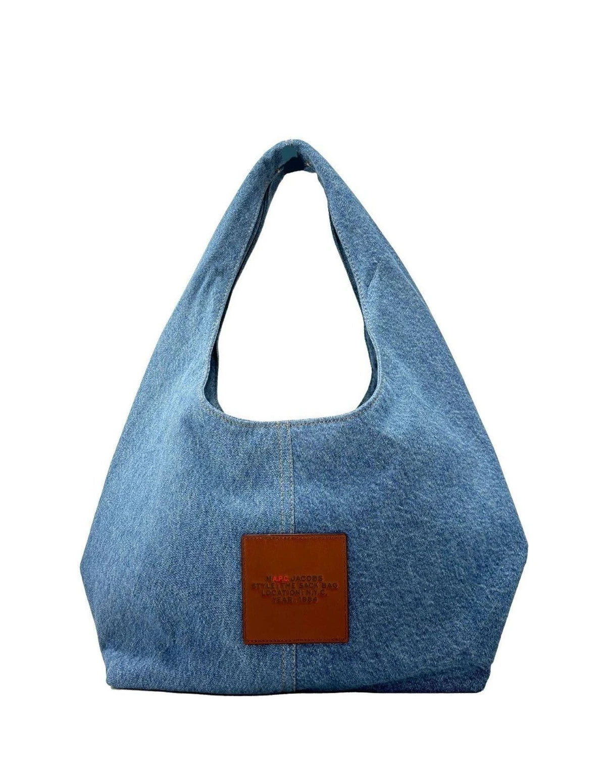 Marc Jacobs Hobo Bag in gold, Denim — view 2