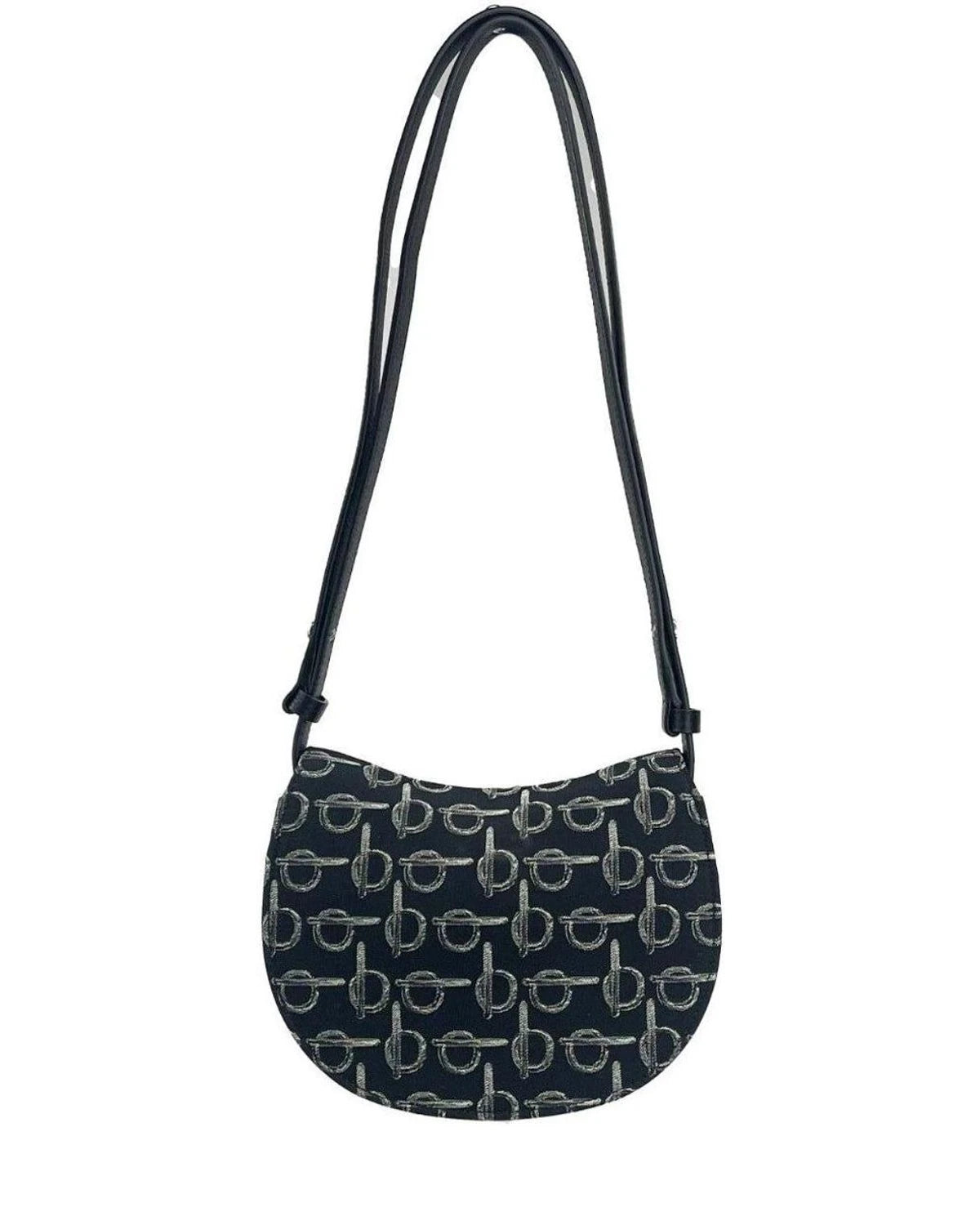 Burberry Cross Body Bag in silver, Leather — view 4