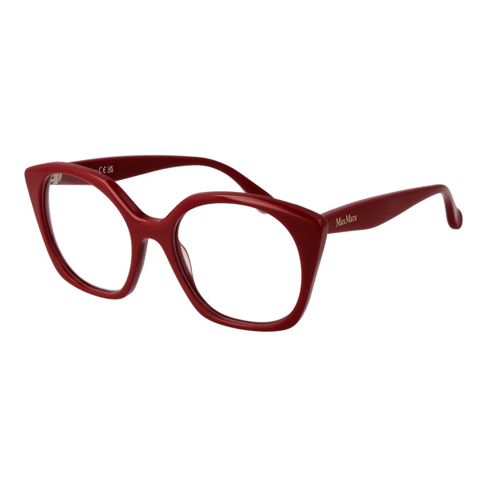 Max Mara Red Women Optical Frame Glam Steals