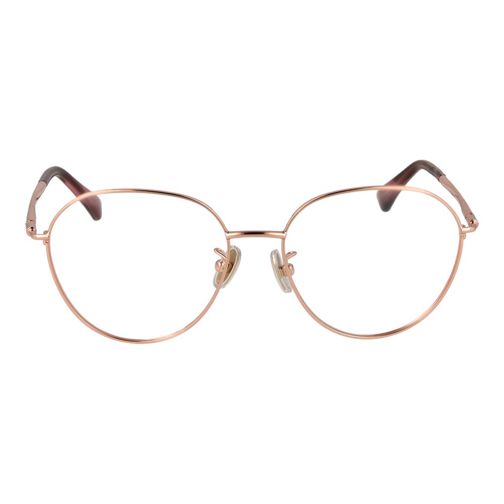Max Mara Rose Gold Women Optical Frame Glam Steals