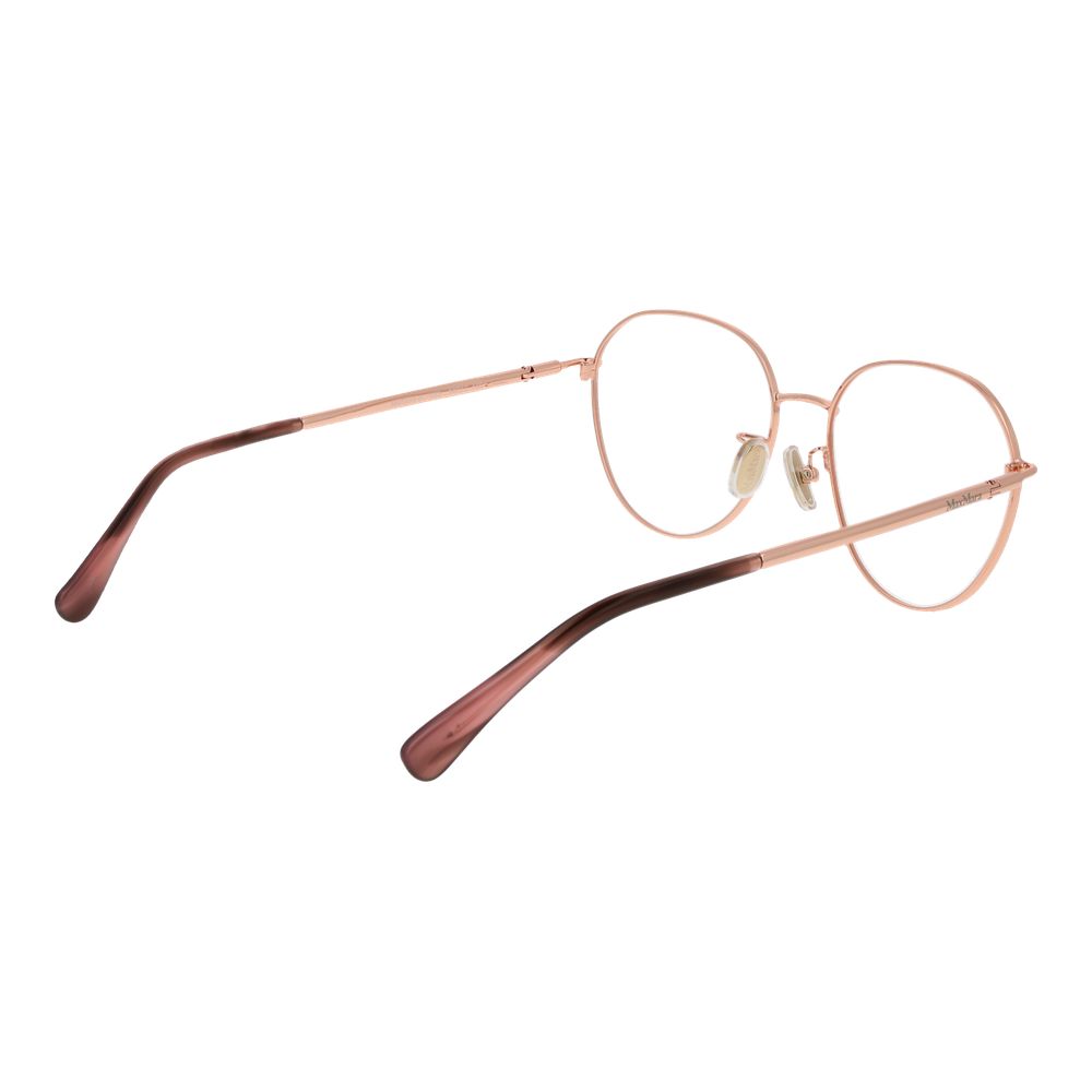 Max Mara Rose Gold Women Optical Frame Glam Steals