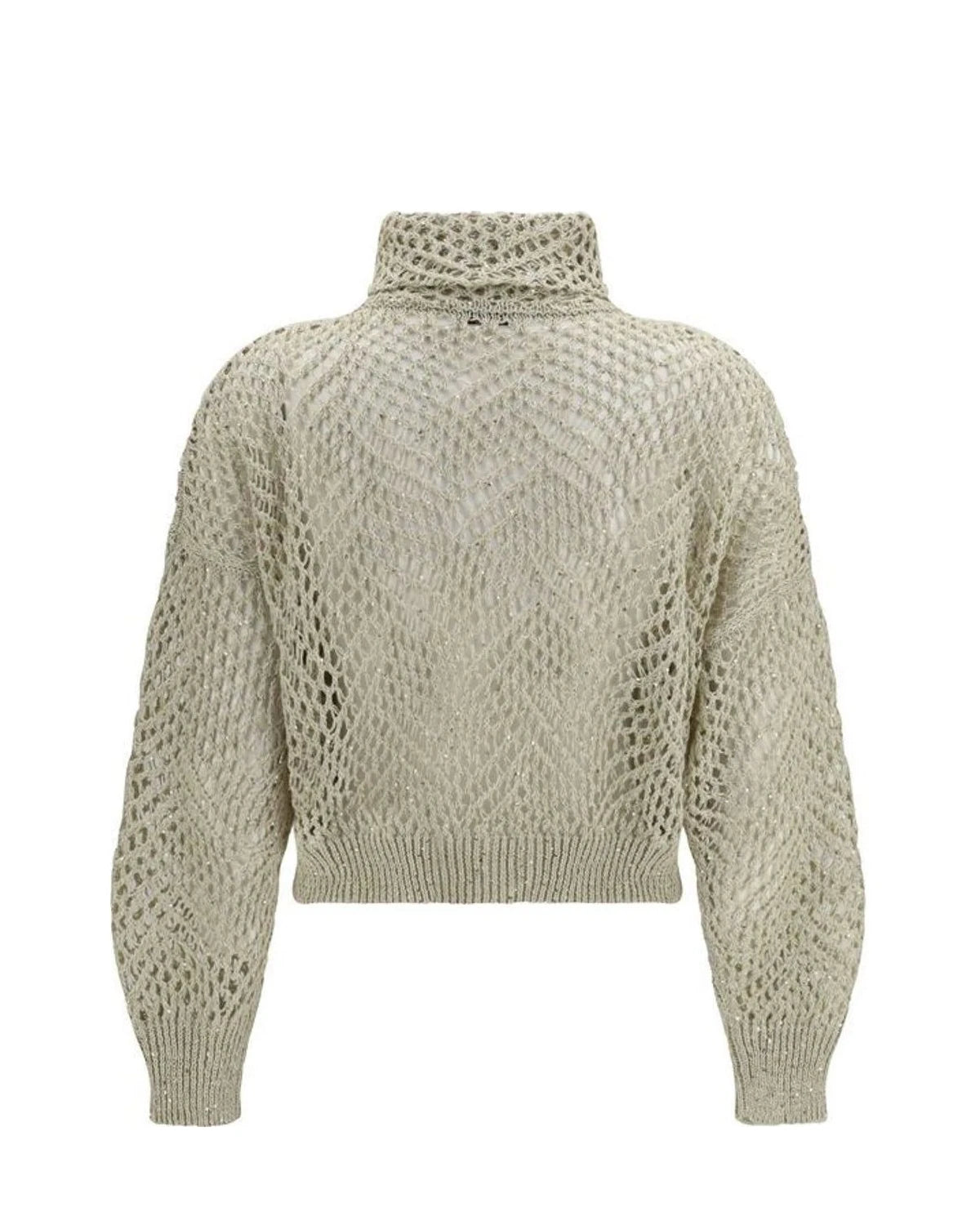 Brunello Cucinelli Sweater in beige, Linen — view 2