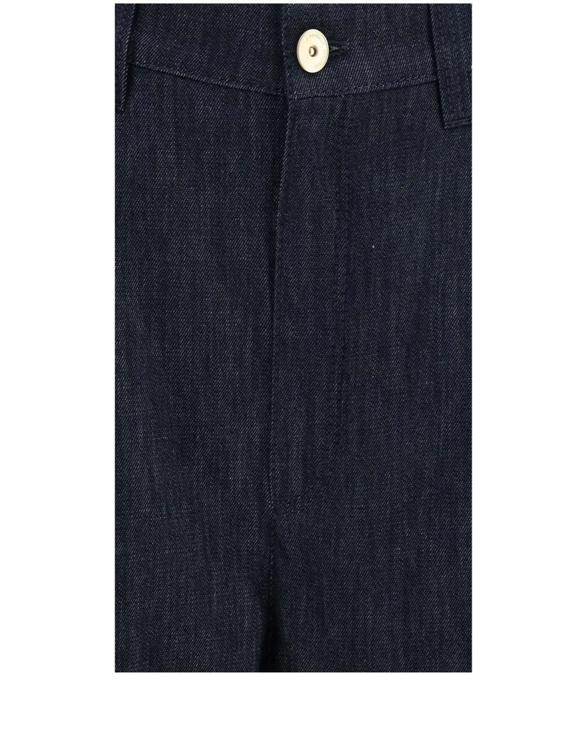 Brunello Cucinelli Palazzo Pant in blue, Cotton — view 3