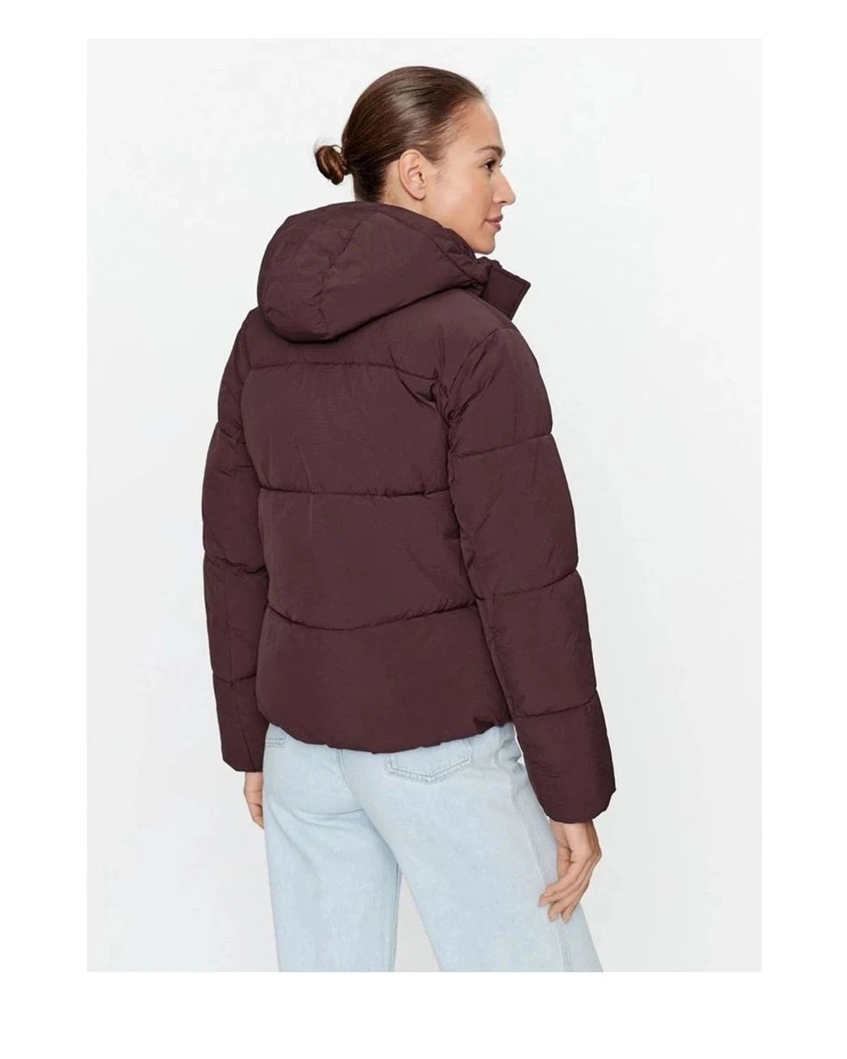 Champion Puffer Jacket in brown — view 2