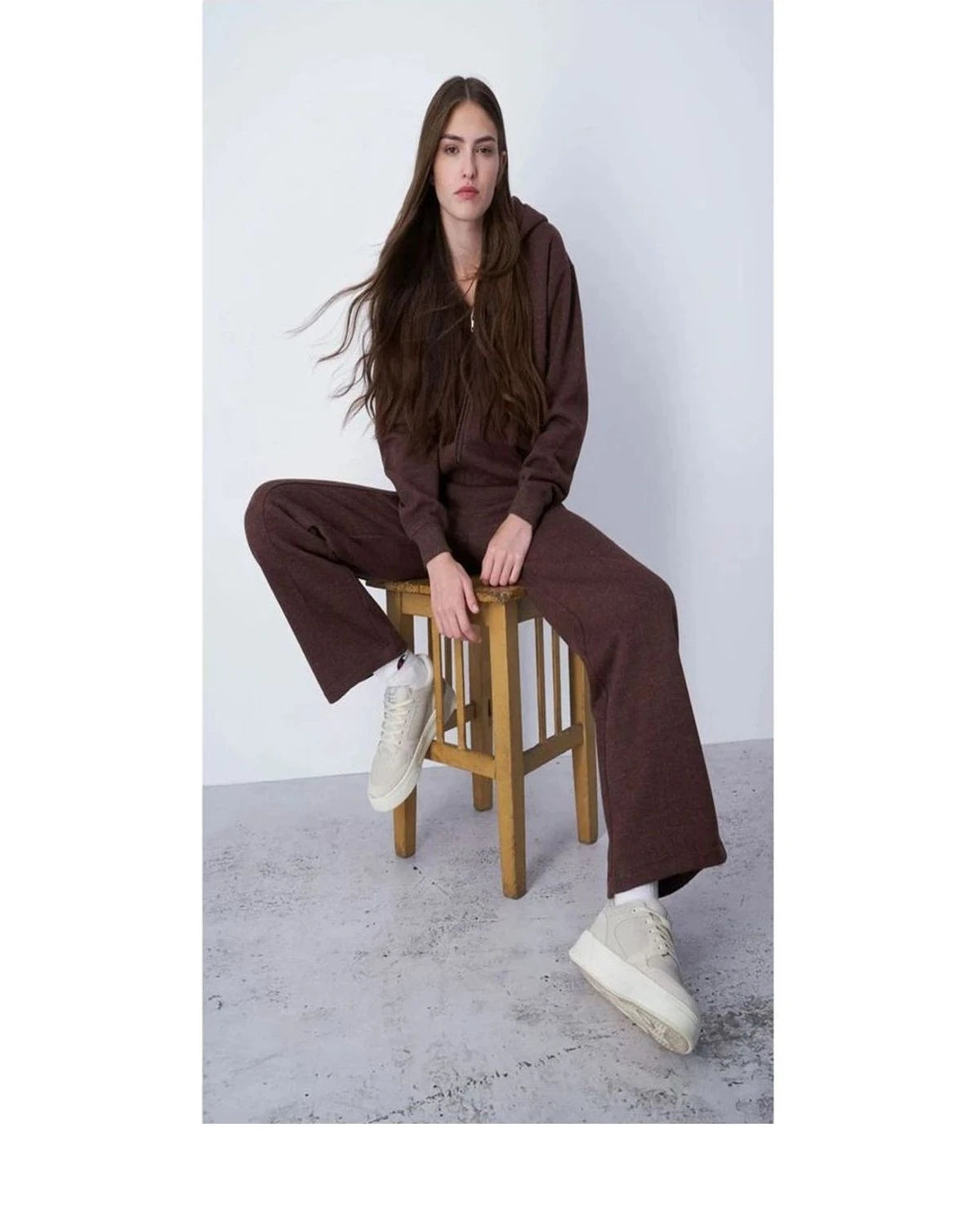 Champion Jogger in brown, Cotton