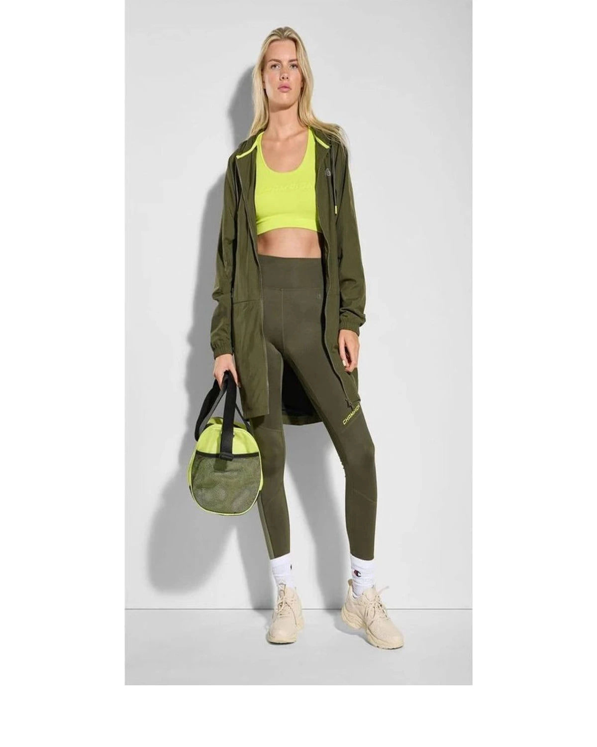 Champion Windbreaker in green, Polyamide — view 4