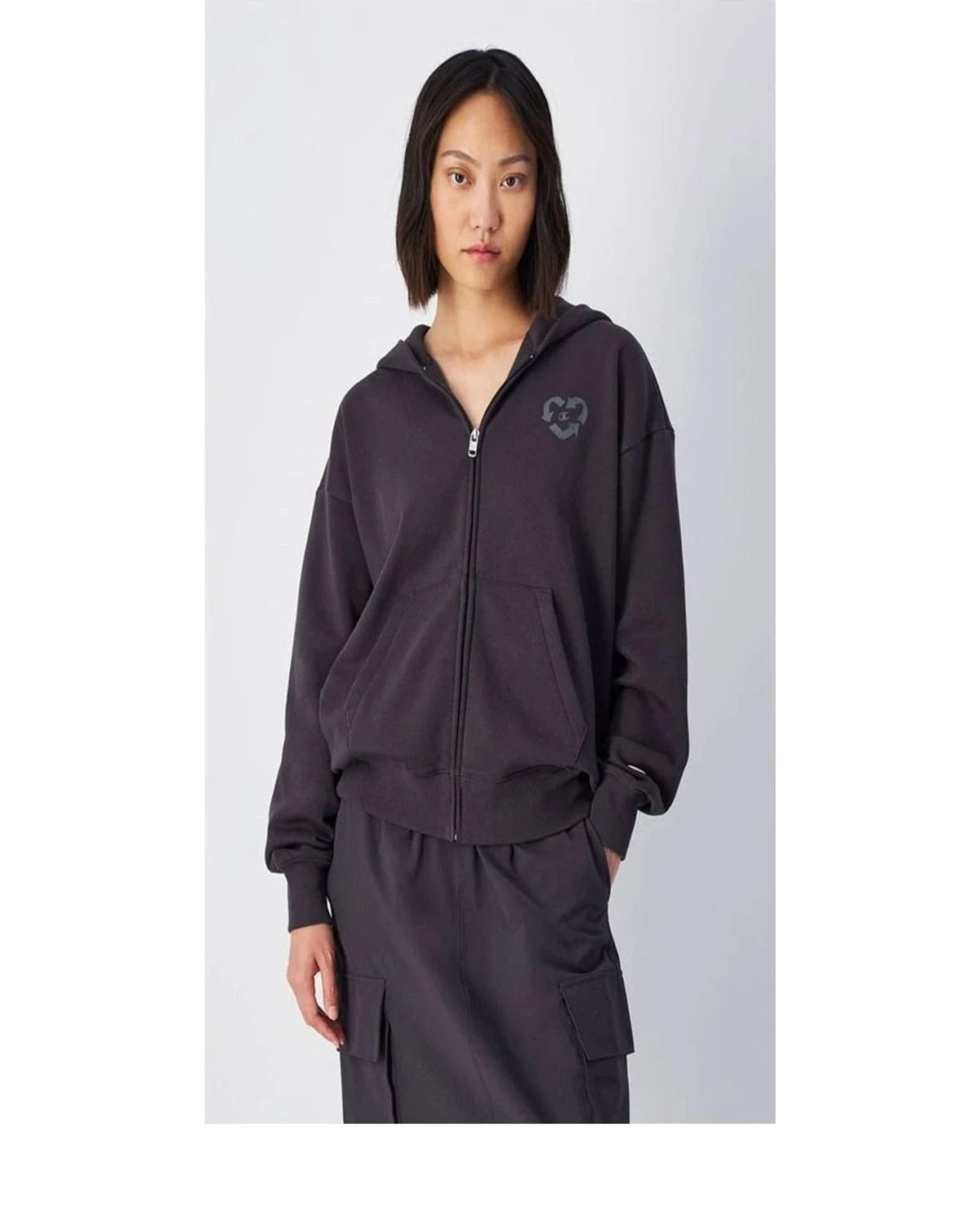 Champion Hoodie in black, Cotton — view 4