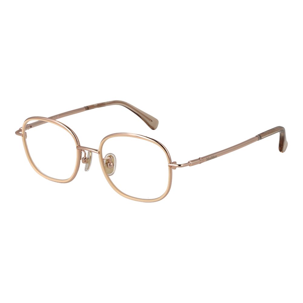Max Mara Rose Gold Women Optical Frame Glam Steals