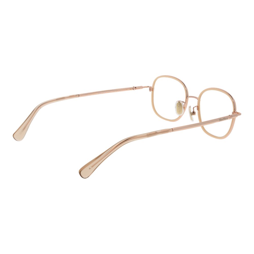 Max Mara Rose Gold Women Optical Frame Glam Steals
