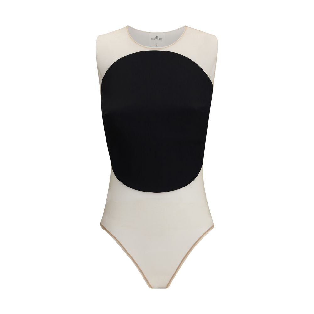 Courrèges Satin Illusion Circle Bodysuit Glam Steals