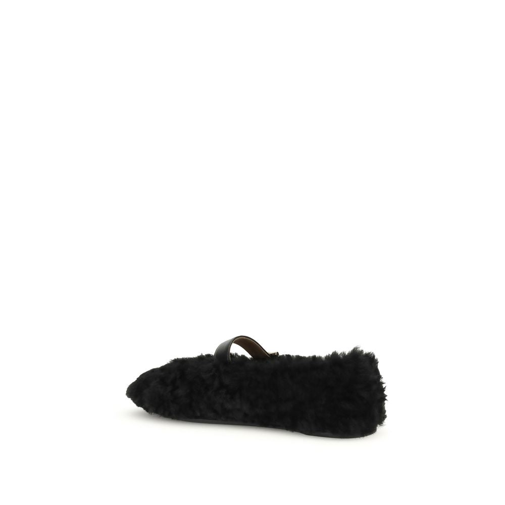 Salvatore Ferragamo Gancini Embellished Ballerinas