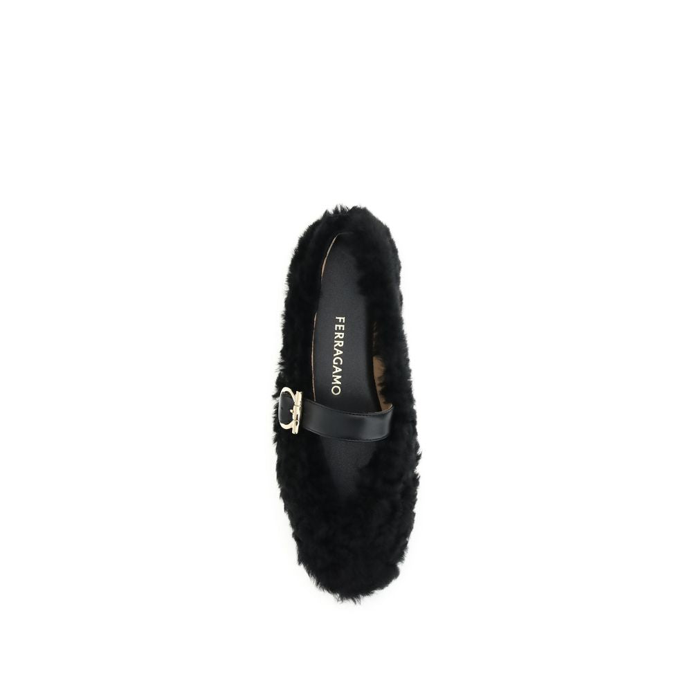 Salvatore Ferragamo Gancini Embellished Ballerinas