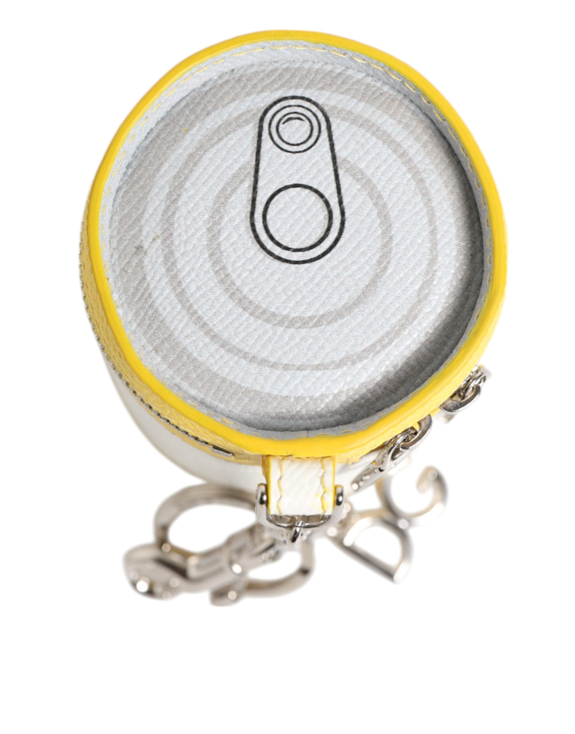 Dolce & Gabbana Multicolor Leather Amore Bag Charm Coin Case Keychain Keyring