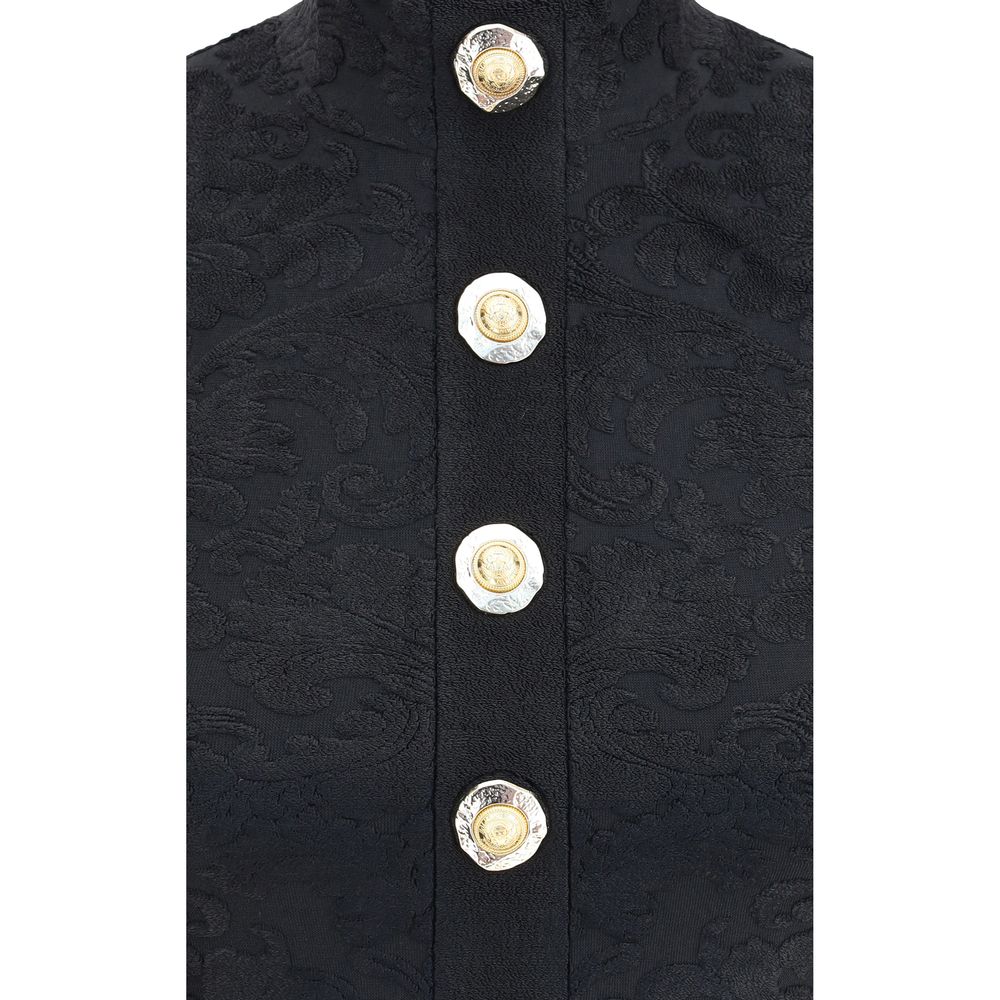 Balmain Baroque Crop Top Glam Steals