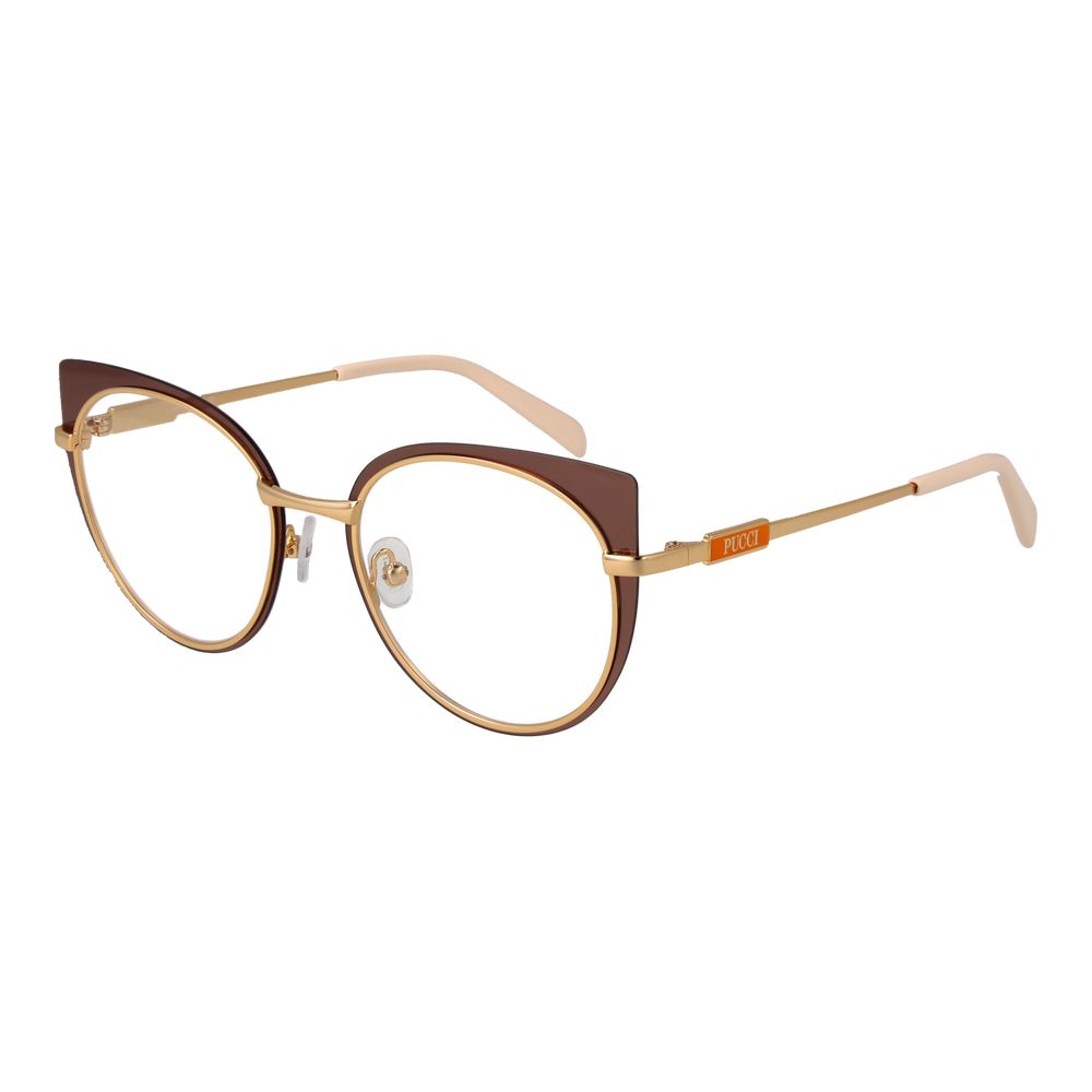 Emilio Pucci Brown Women Optical Frame Glam Steals