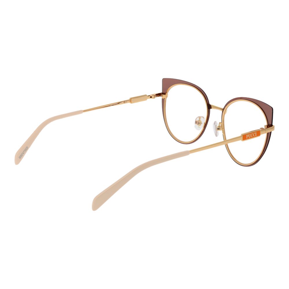 Emilio Pucci Brown Women Optical Frame Glam Steals