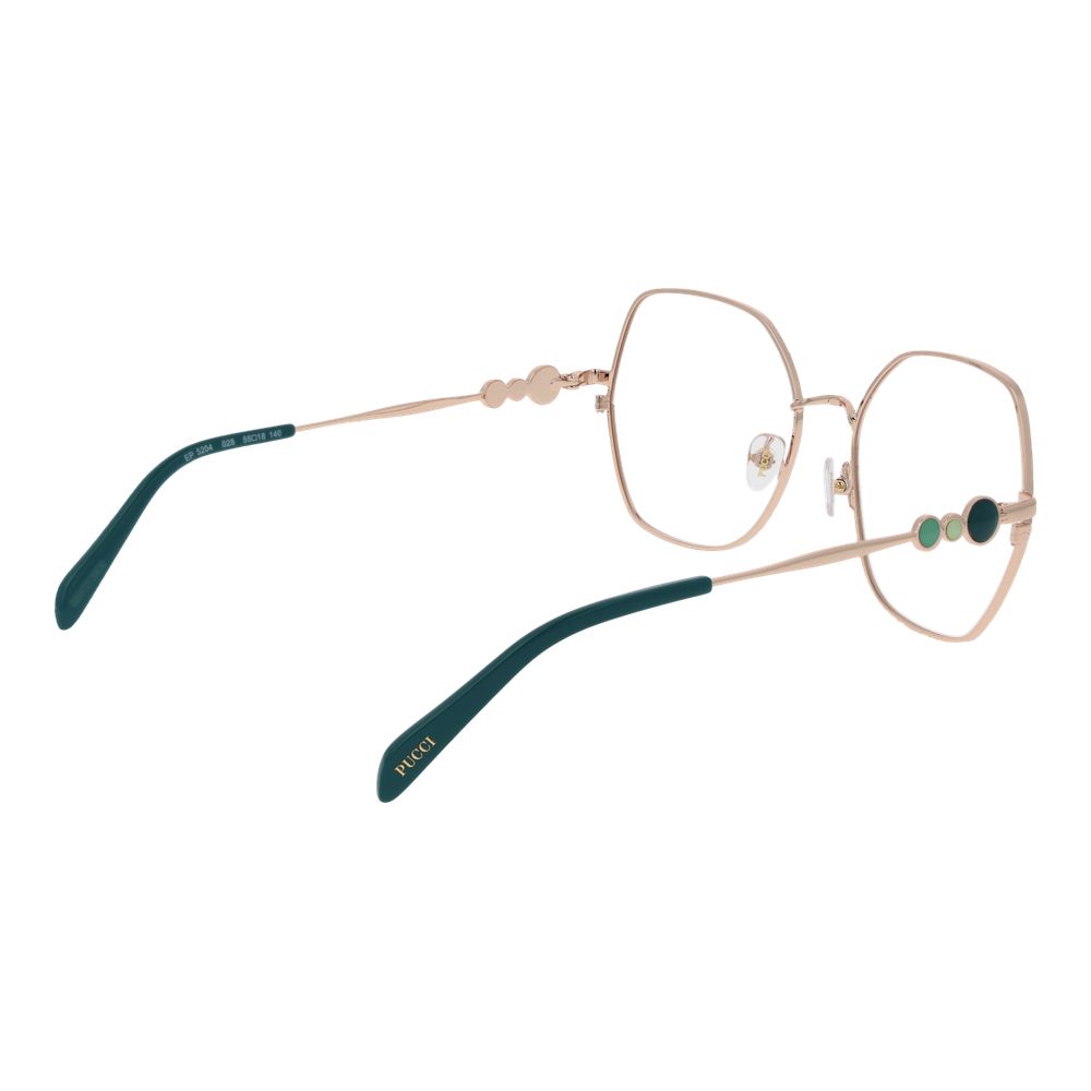 Emilio Pucci Rose Gold Women Optical Frame Glam Steals