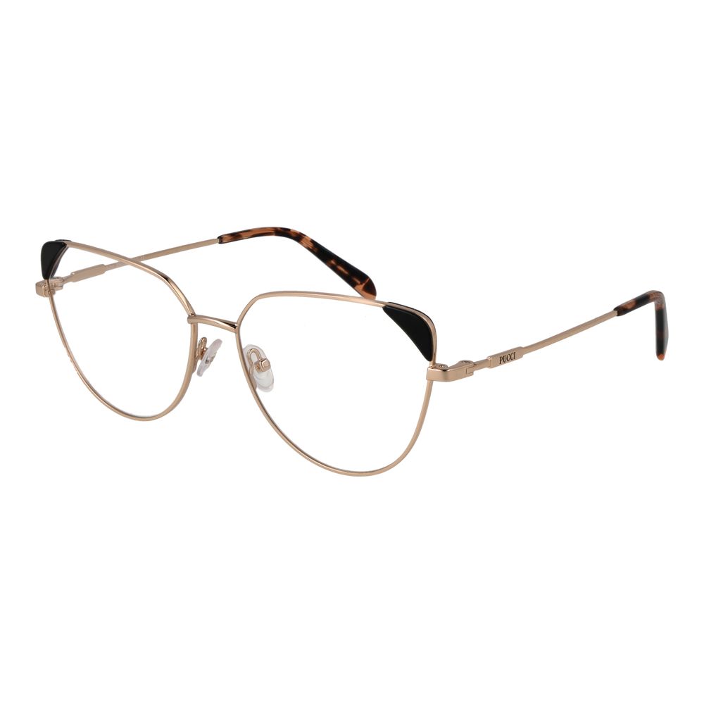 Emilio Pucci Gold Women Optical Frame Glam Steals