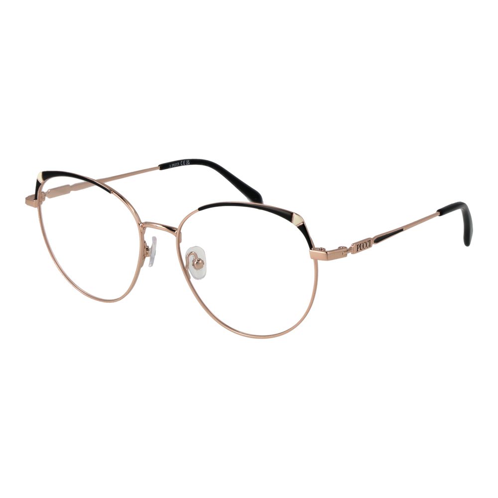 Emilio Pucci Rose Gold Women Optical Frame Glam Steals