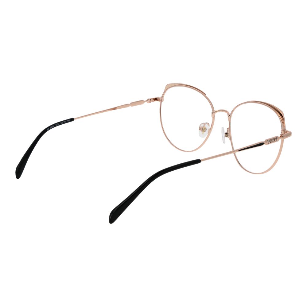 Emilio Pucci Rose Gold Women Optical Frame Glam Steals