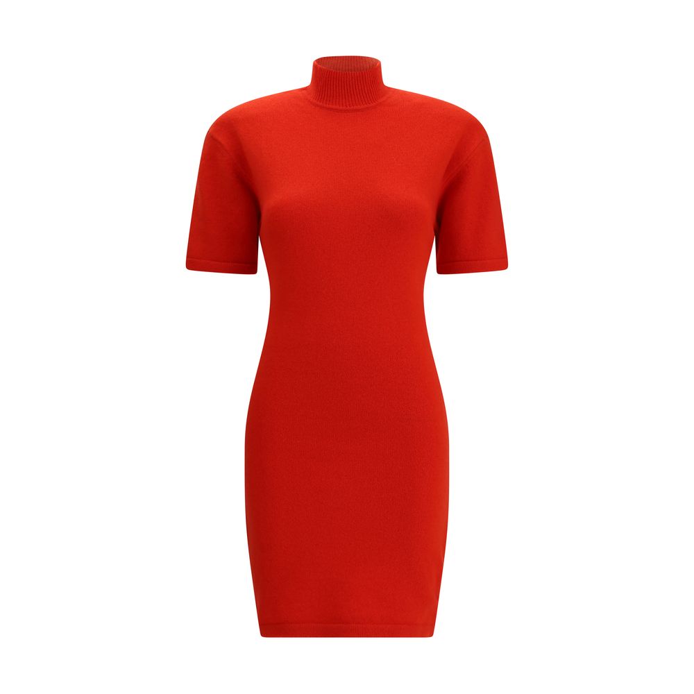 Jacquemus Red Knitted Dress Glam Steals