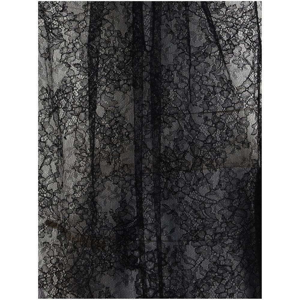 Alexander Mcqueen Black Lace Sleeveless Top Glam Steals