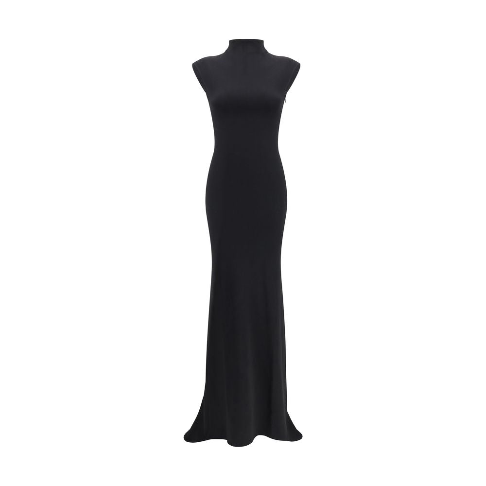 Jacquemus Black Long Alba Dress Glam Steals