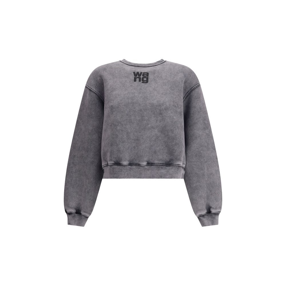Alexander Wang Embossed Logo Crewneck Sweat-shirt