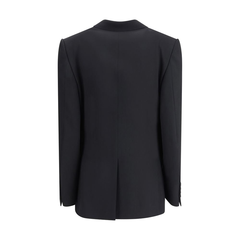 Balenciaga Black Wool Suit Blazer