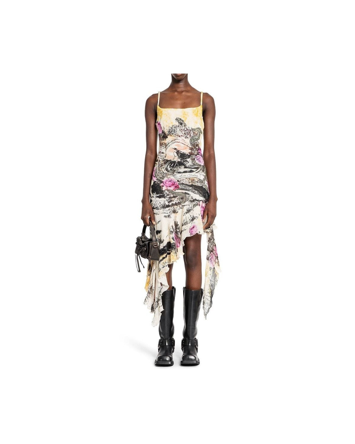 Acne Studios Yellow Viscose Casual Dress Glam Steals