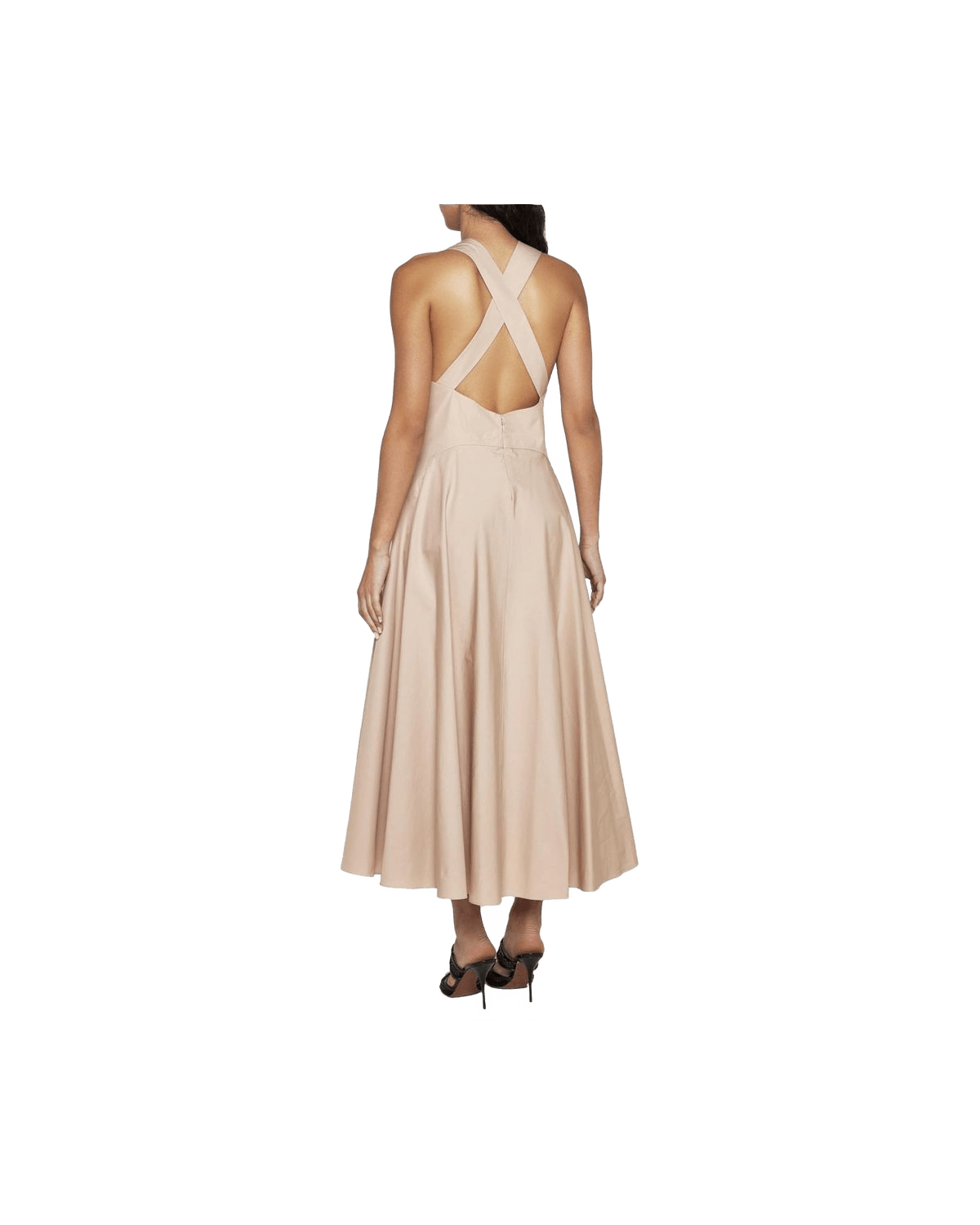 Alaïa Beige Cotton Casual Dress Glam Steals