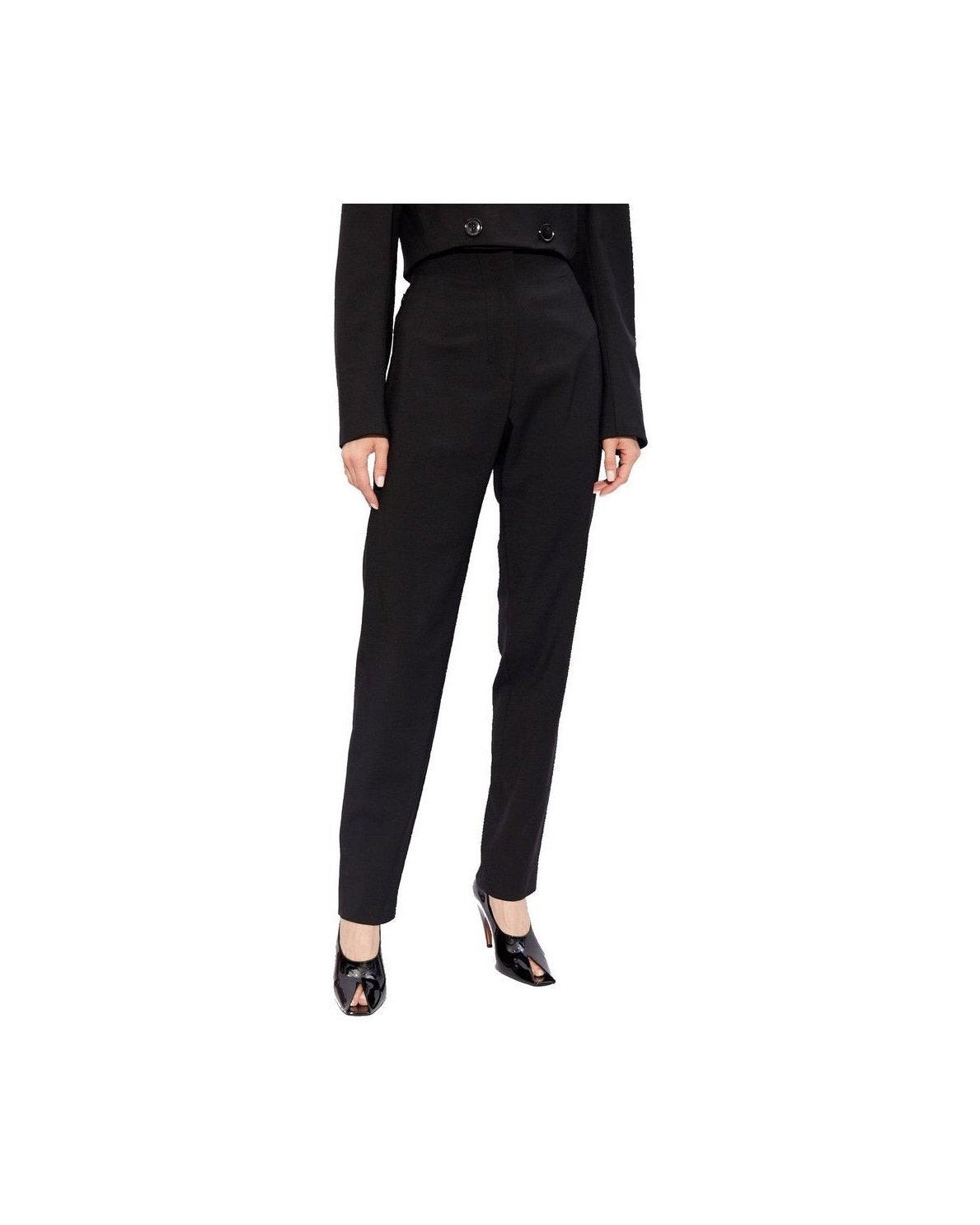 Alaïa Black Elastane Dress Pant Glam Steals