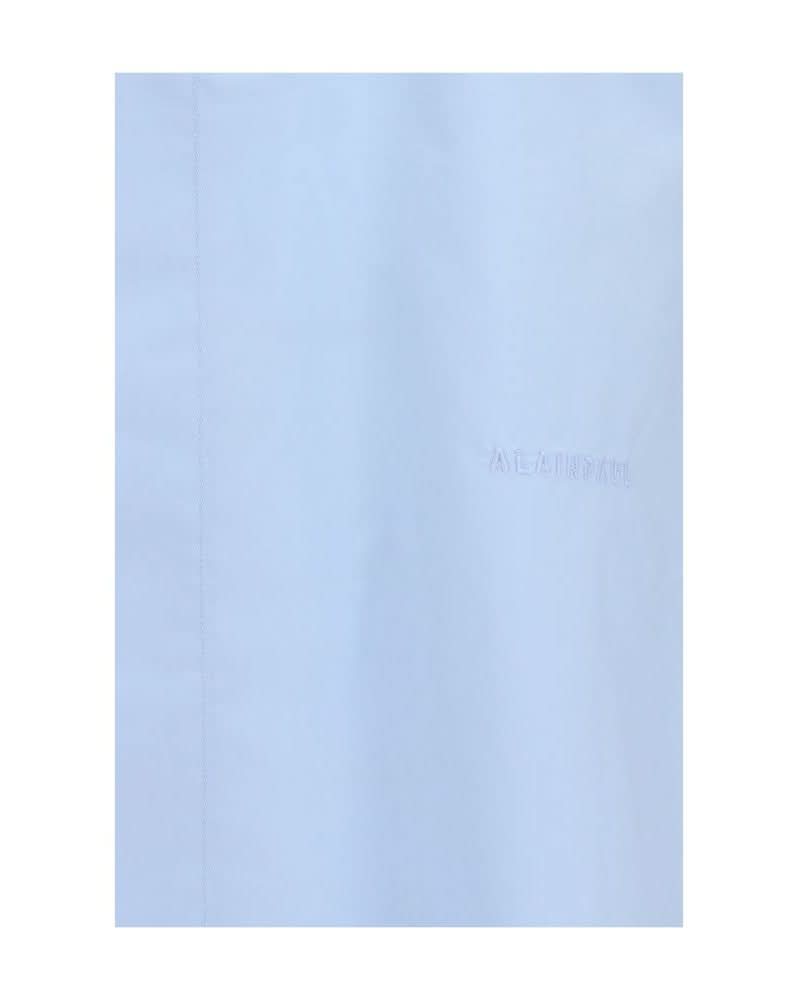 Alainpaul Blue Cotton Shortsleeve Shirt Glam Steals